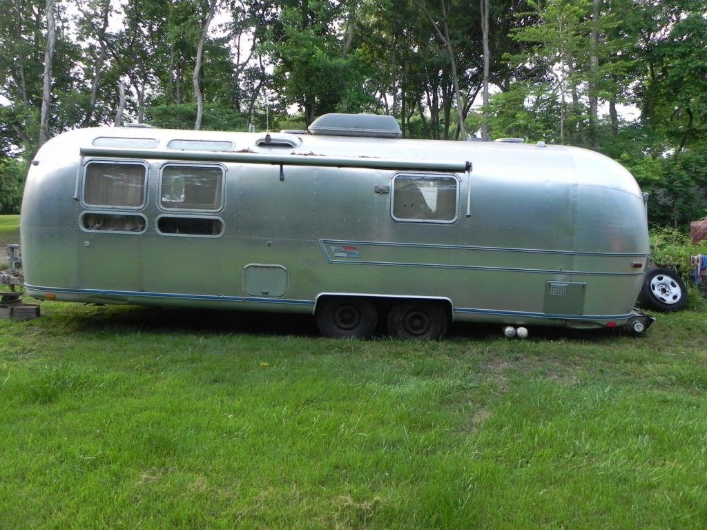Antique 1974 Airstream Land Yacht camper trailer