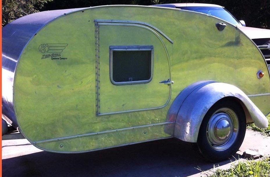 rare 1947 KenSkill Teardrop camper