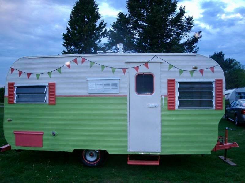 desirable model 1961 Trailblazer camper trailer