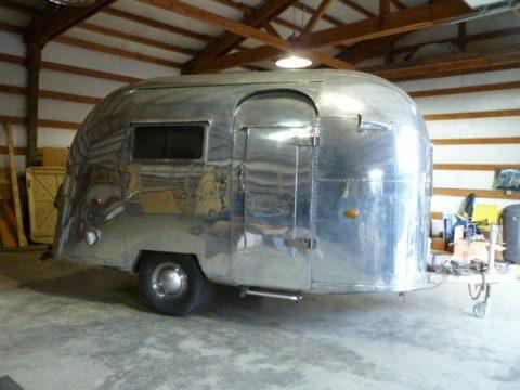 needs work 1957 Airstream Bubble camper trailer for sale