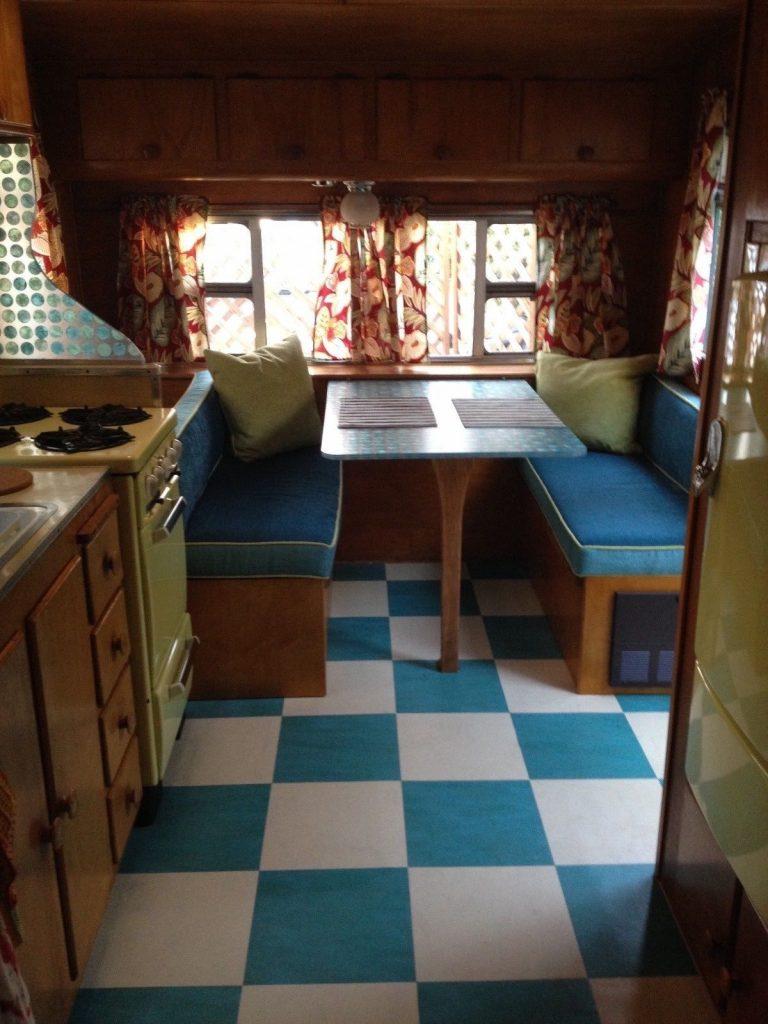 original sink 1955 Jewel camper trailer