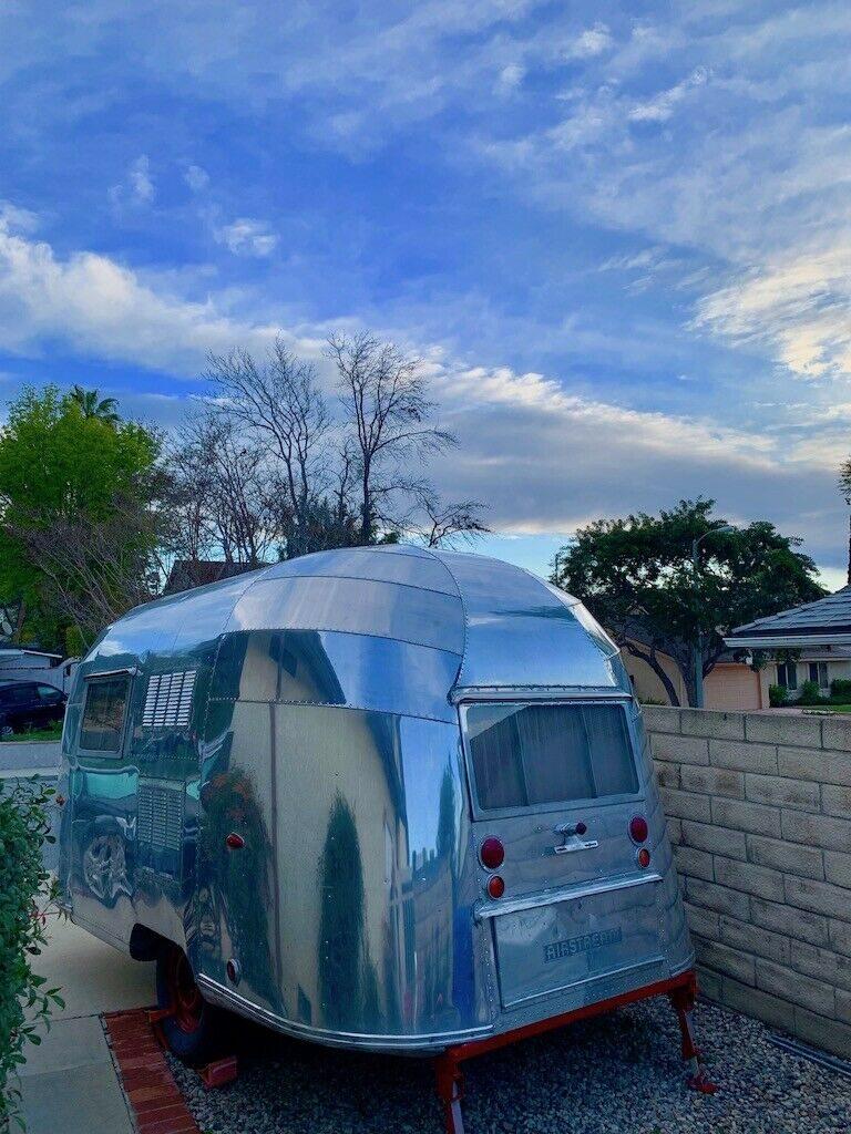 new parts 1955 Airstream Bubble Whale Tail camper