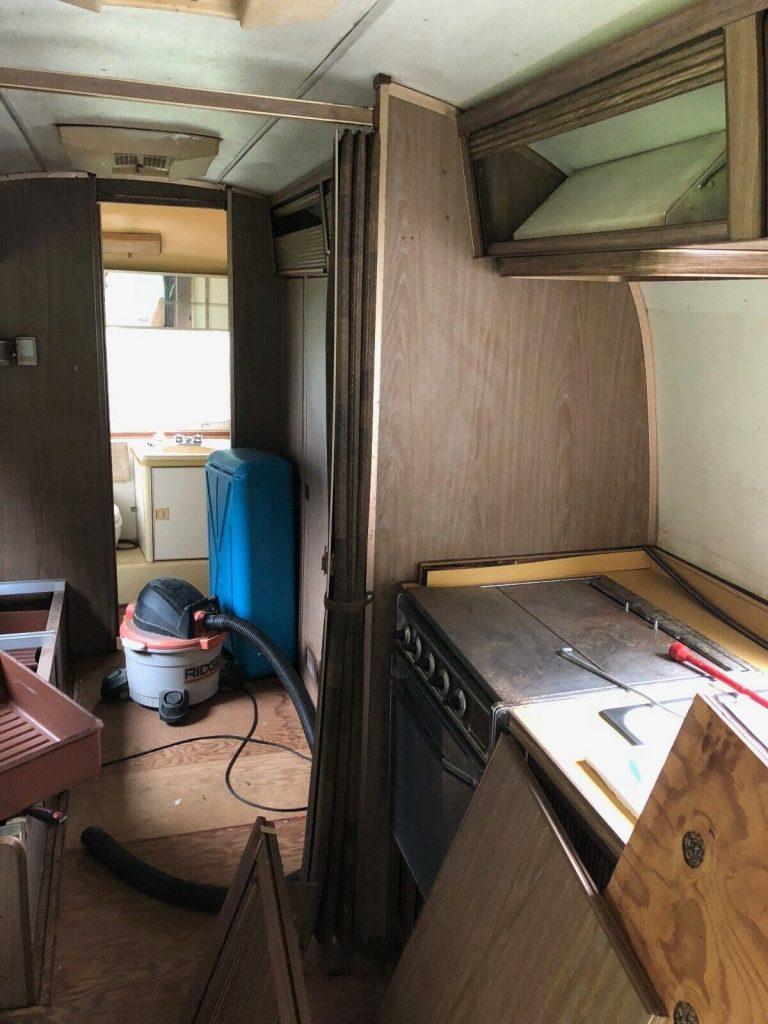 needs restoration 1973 Airstream Tradewind camper