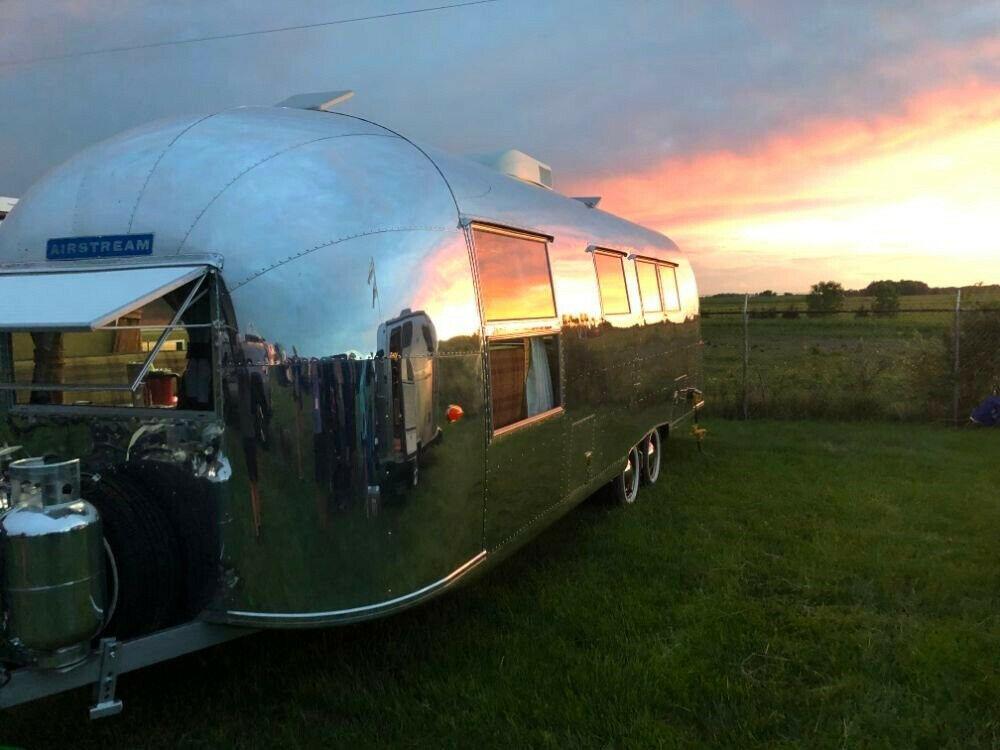 restored 1961 Airstream Ambassador camper