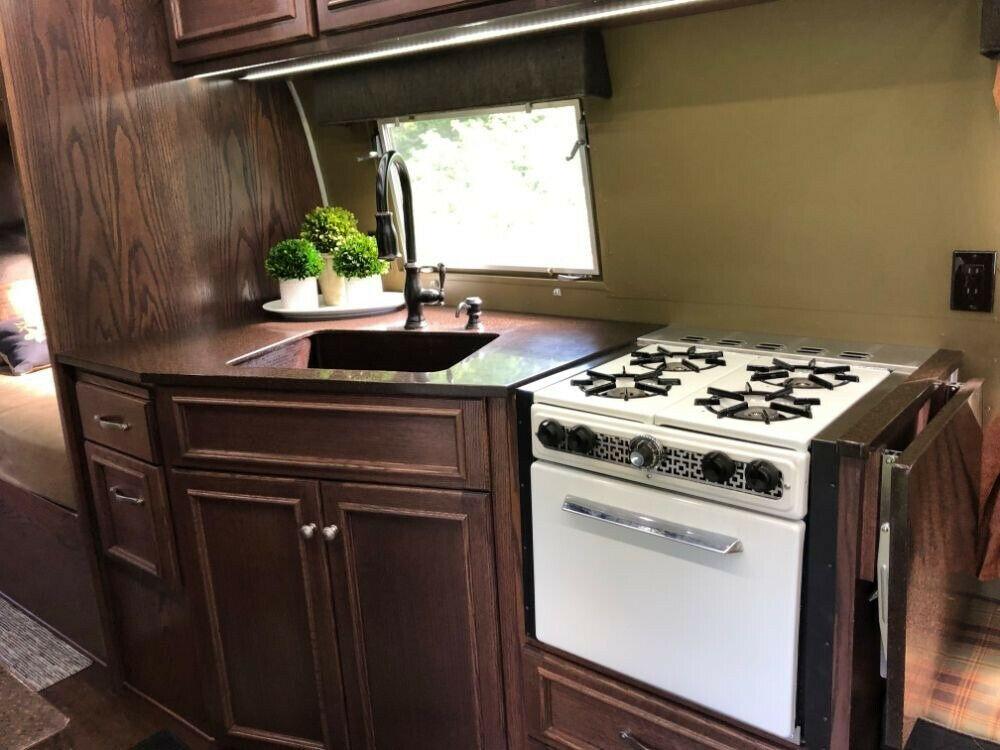 restored 1961 Airstream Ambassador camper