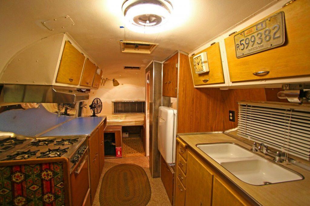 very good shape 1954 Airstream Flying Cloud Whaletail camper
