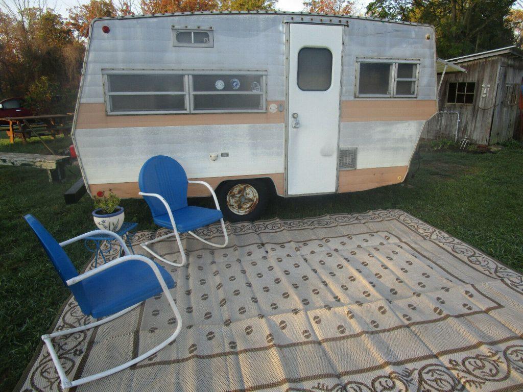 all original 1970 Shasta Lark camper
