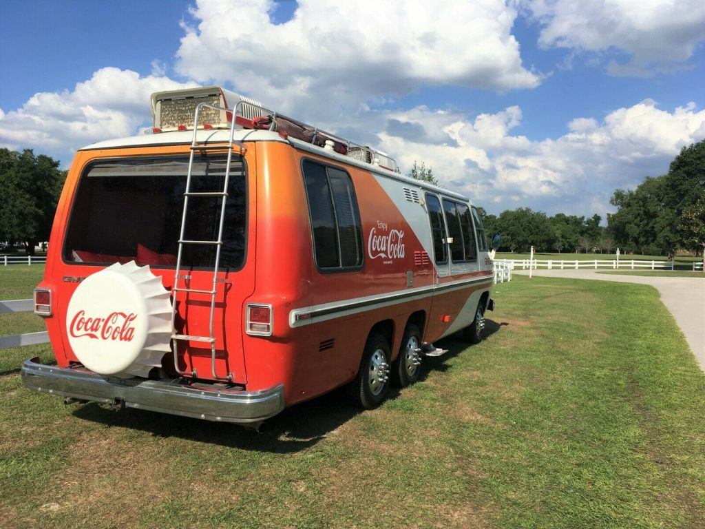 fully restored 1978 GMC Coca Cola Gadabout camper