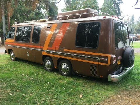 low miles 1974 GMC camper for sale