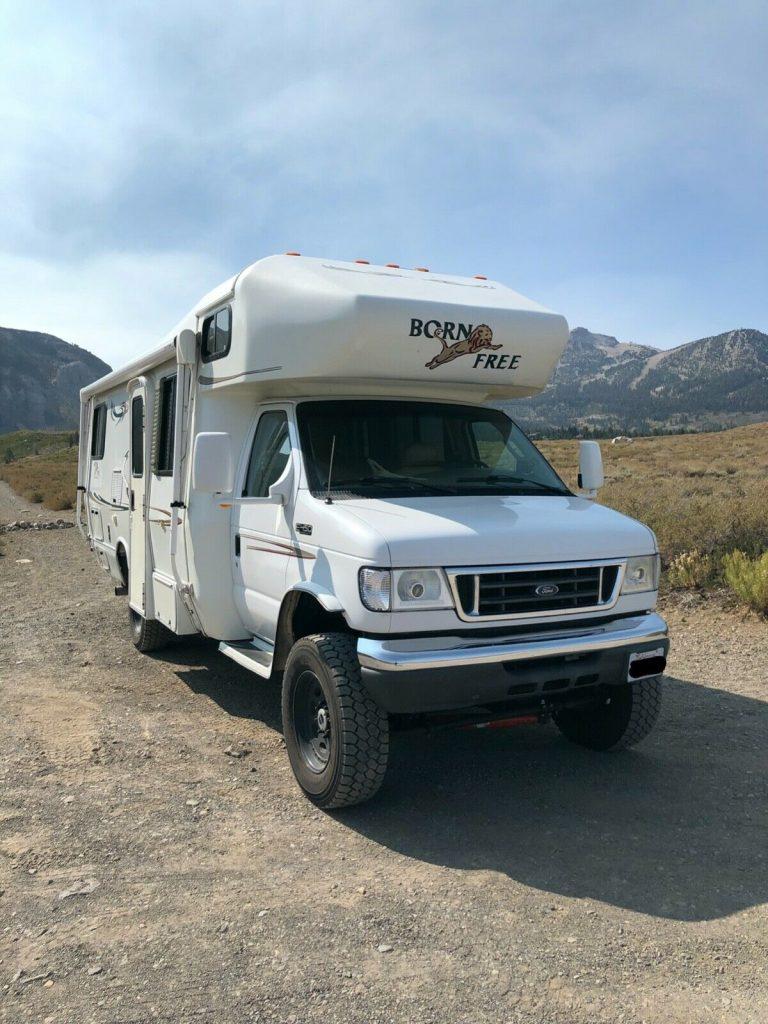 2005 Ford Born Free 26 Rear Side Bed Camper [converted to 4×4]