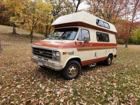 1979 Chevrolet G30 Camper Van Class B RV Santana by Fleetwood One Ton Chassis for sale