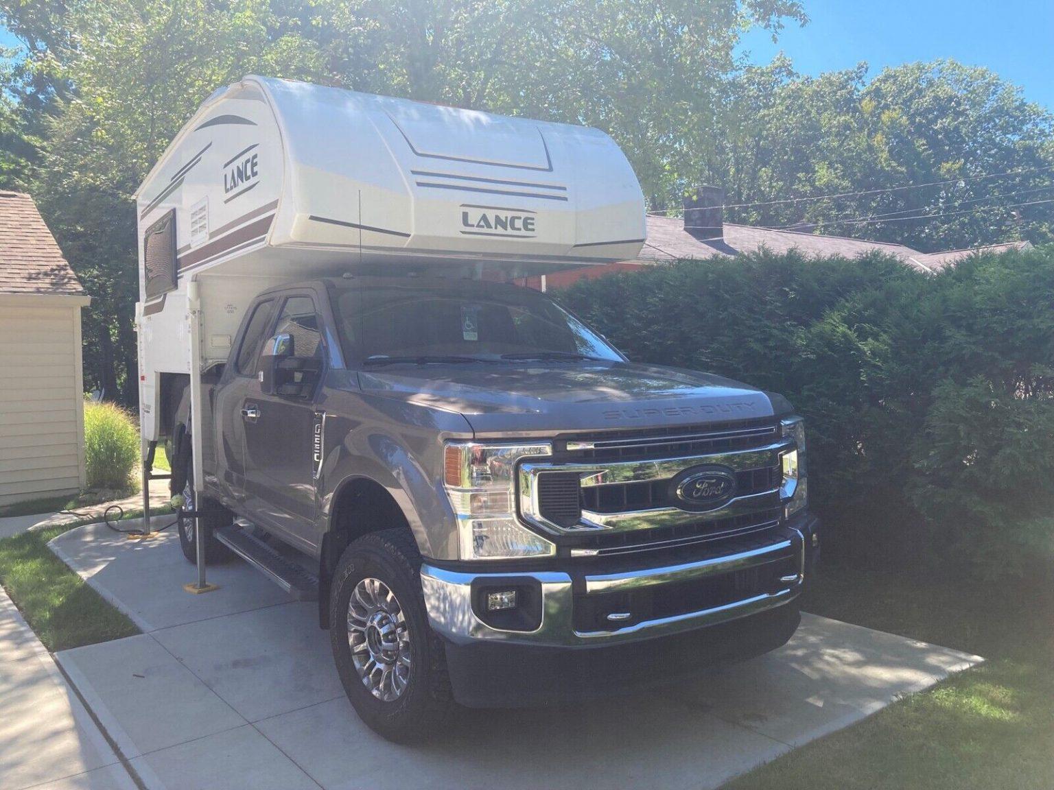2020 Ford F250 Lance camper + F250 XLT 4×4 for sale