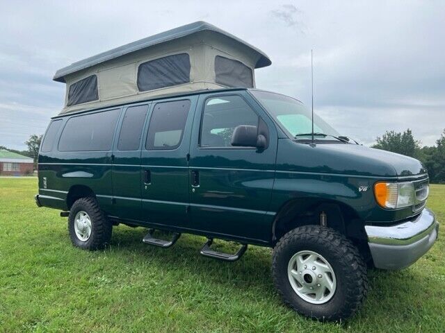 2000 Ford E350 XLT Econoline Super Duty Camper [well kept with new parts]