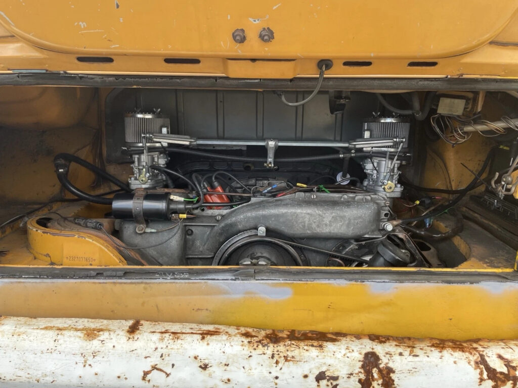 1972 Volkswagen Transporter Van Yellow Manual Westfalia Pop-Up Camper