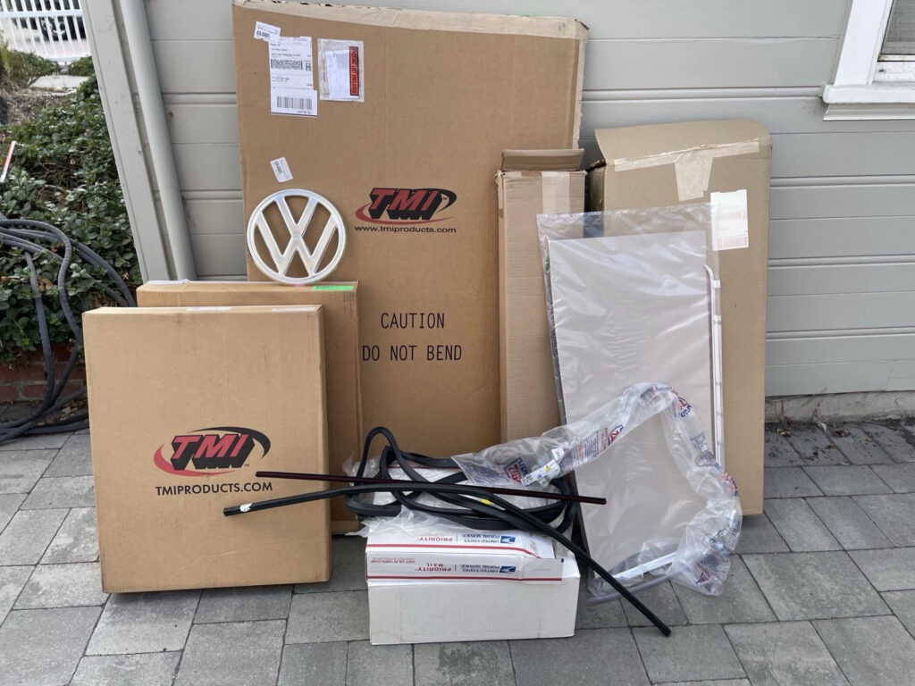 1972 Volkswagen Transporter Van Yellow Manual Westfalia Pop-Up Camper