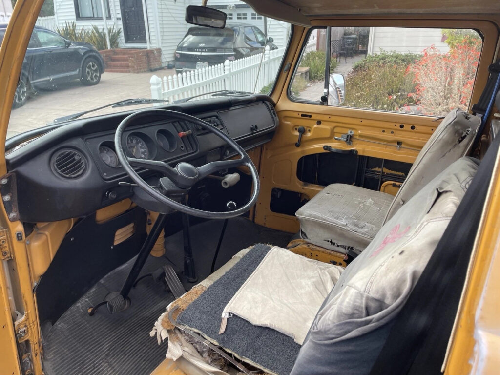 1972 Volkswagen Transporter Van Yellow Manual Westfalia Pop-Up Camper