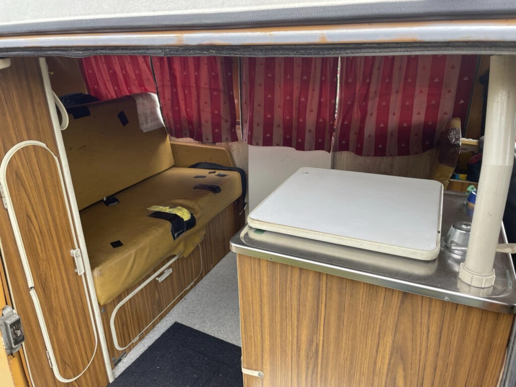 1972 Volkswagen Transporter Van Yellow Manual Westfalia Pop-Up Camper