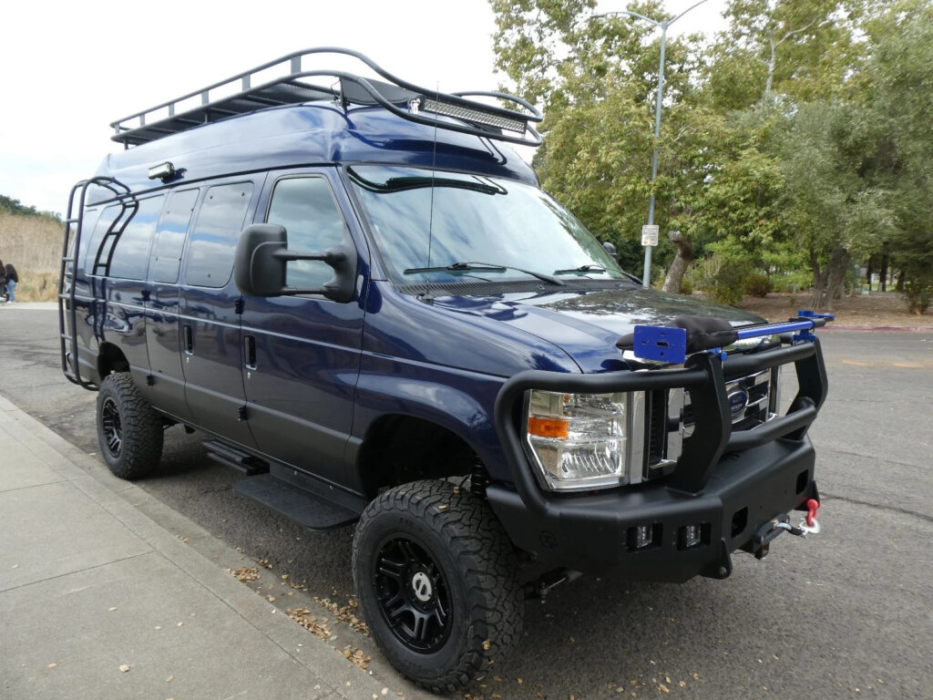 2013 Ford E 350 4×4 Custom Camper Van Only 42,000 Original Miles!!