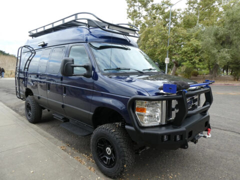 2013 Ford E 350 4×4 Custom Camper Van Only 42,000 Original Miles!! for sale