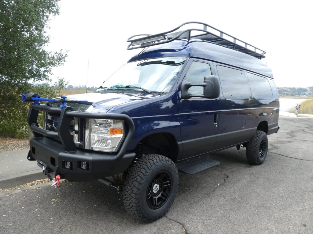 2013 Ford E 350 4×4 Custom Camper Van Only 42,000 Original Miles!!