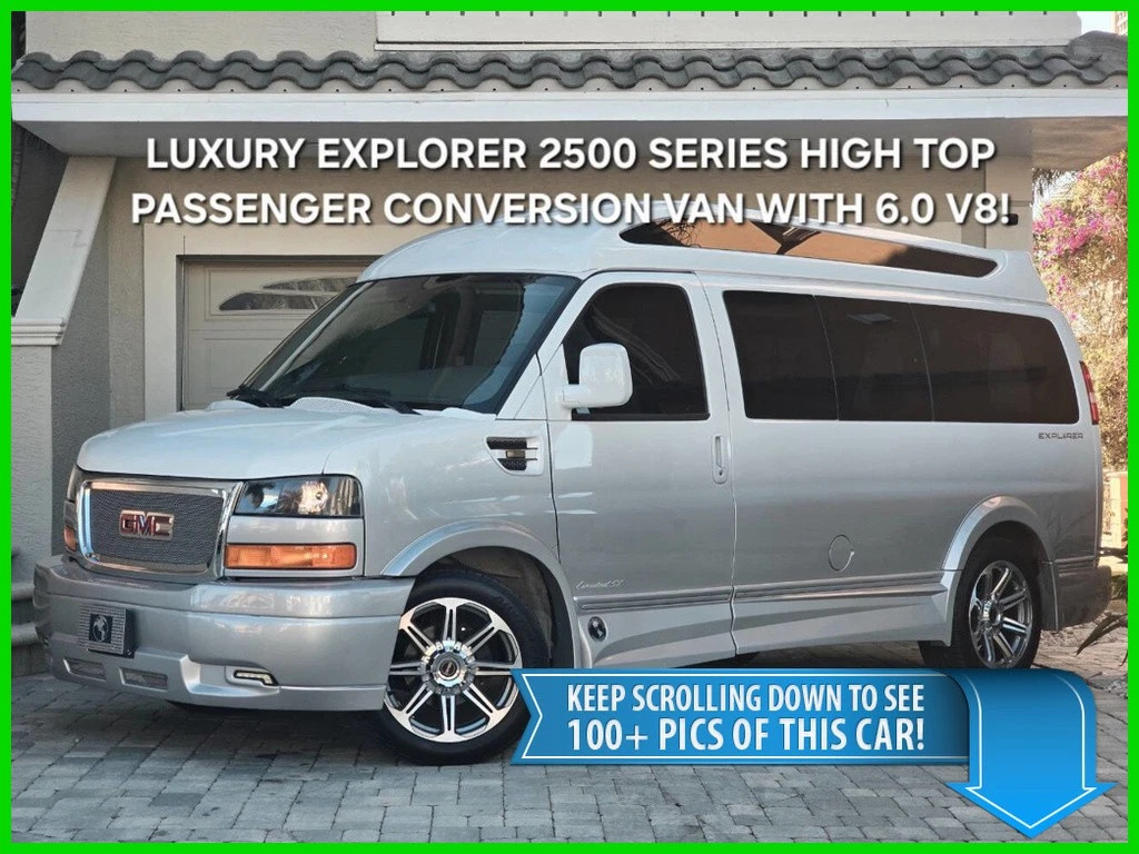 2016 GMC Savana 2500 Explorer Conversion! – 6.0L V8 Clean Carfax 27K Miles!