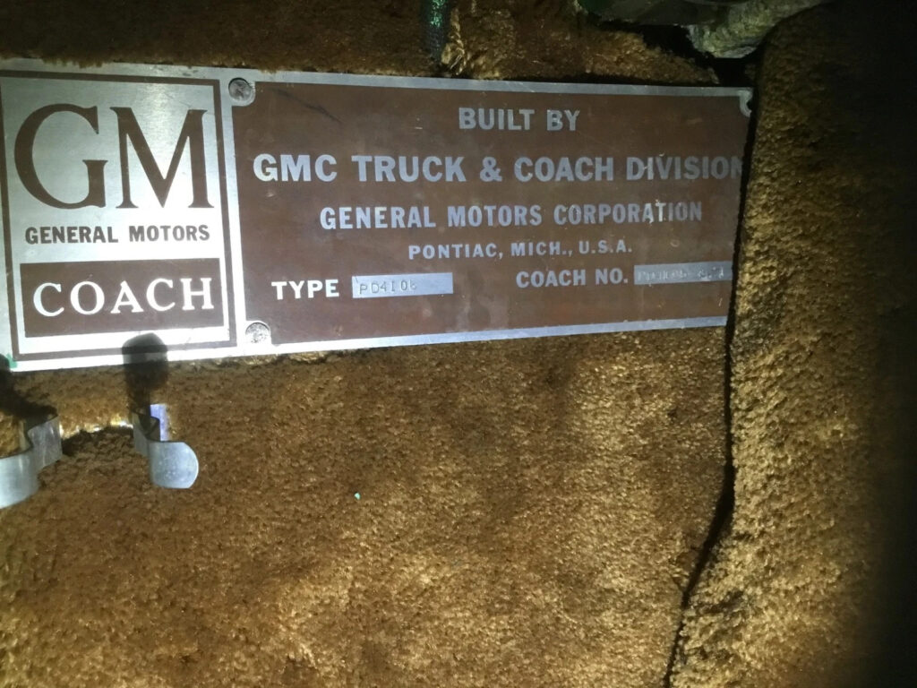 1963 GM PD4106 Motorhome bus, Conversion. Detroit 8v71, Alison V730