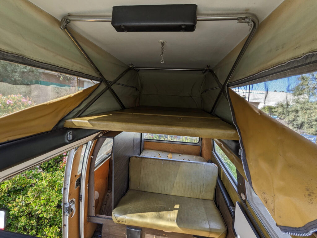 1972 VW Camper Van by Sportmobile pop top Sleeps 4 Adults all Original Interior