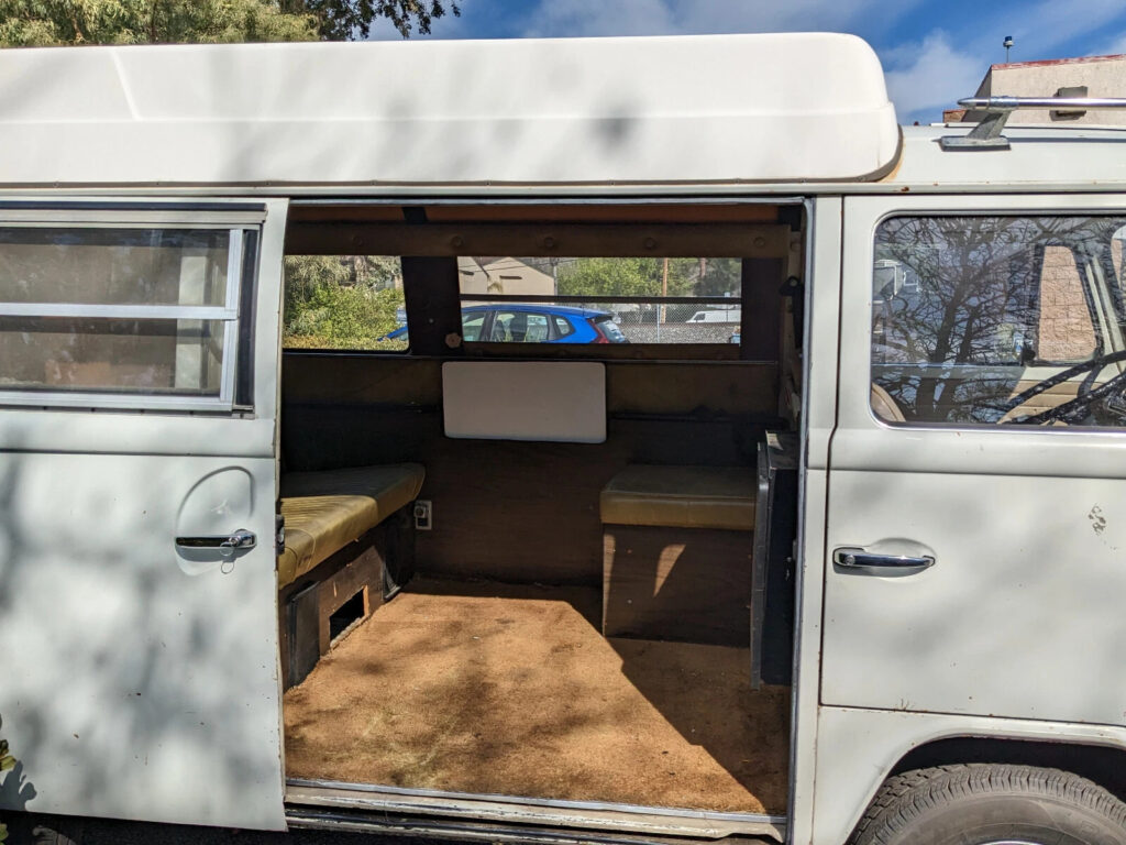 1972 VW Camper Van by Sportmobile pop top Sleeps 4 Adults all Original Interior