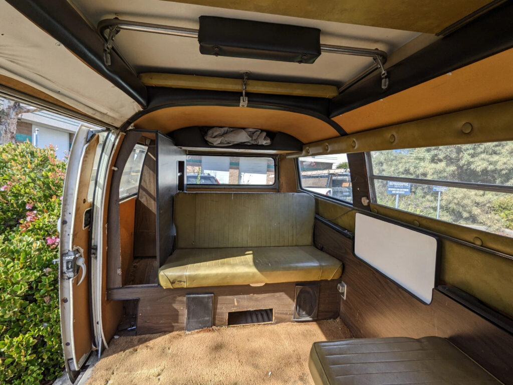 1972 VW Camper Van by Sportmobile pop top Sleeps 4 Adults all Original Interior