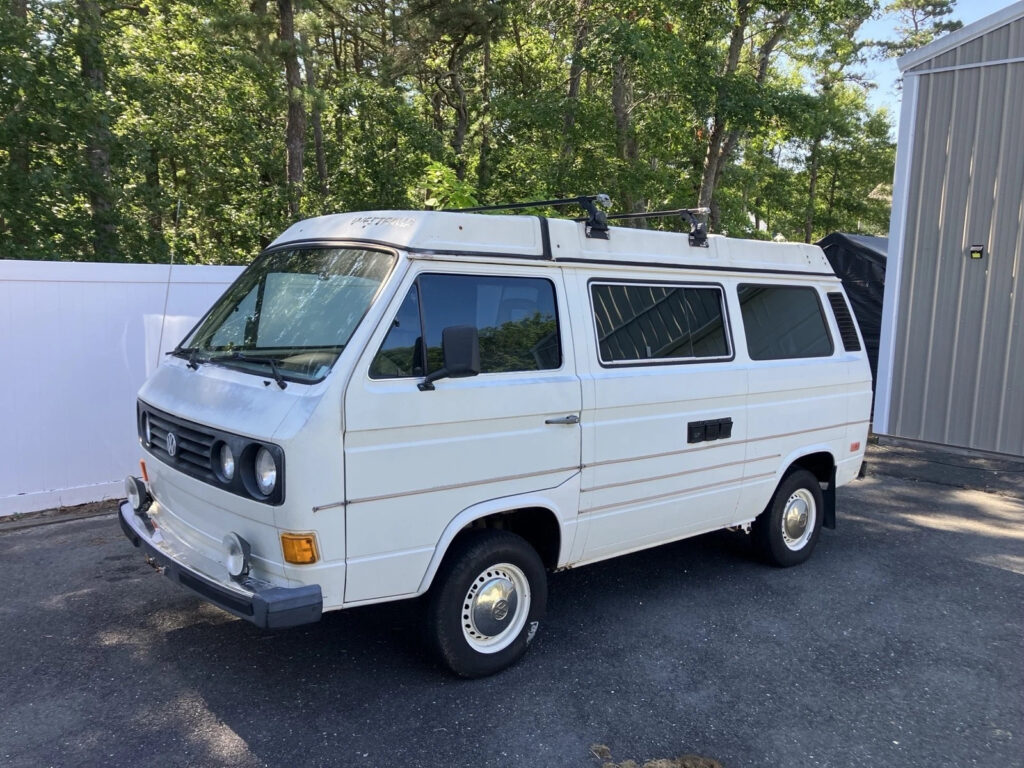 1981 Volkswagen Vanagon White Manual Camper