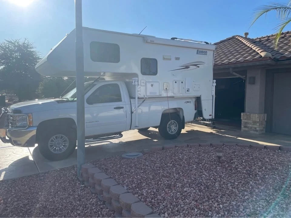 2007 Chevrolet Silverado 2500 LT1 Regular Cab w/ 2008 Lance 915 Truck Camper