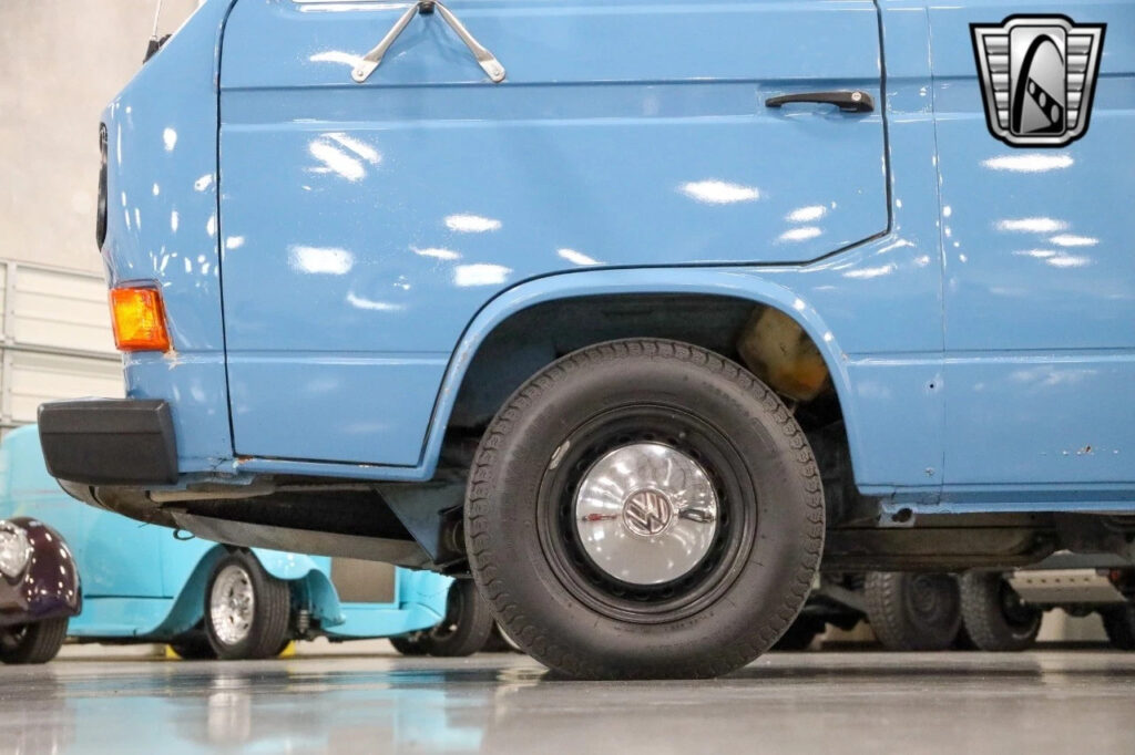 Blue 1982 Volkswagen Vanagon Flat 4 Speed Manual