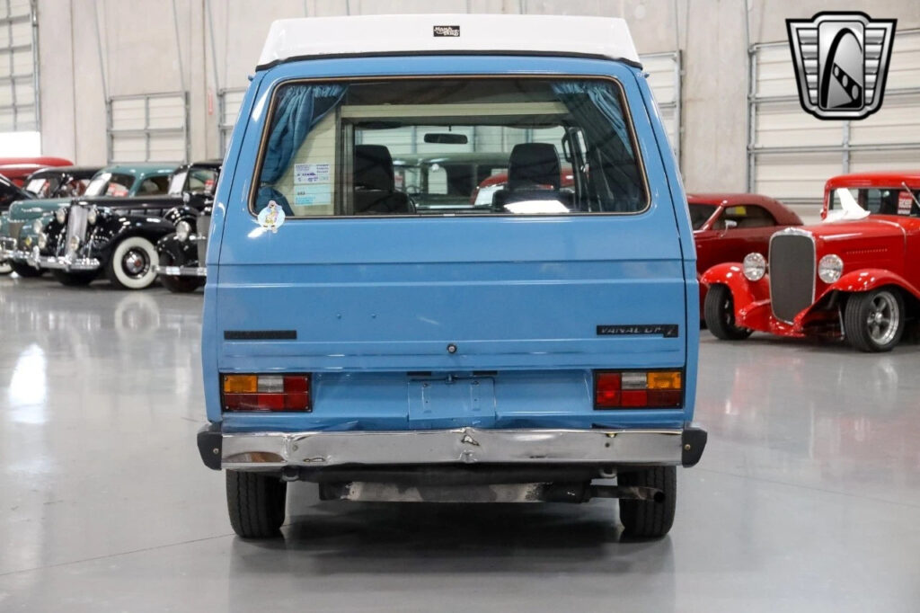 Blue 1982 Volkswagen Vanagon Flat 4 Speed Manual
