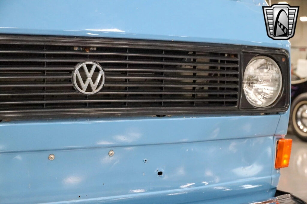 Blue 1982 Volkswagen Vanagon Flat 4 Speed Manual