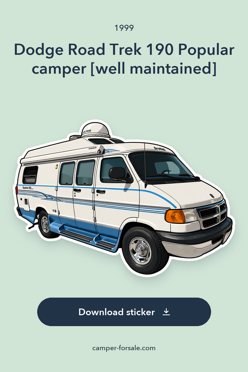 1999 Dodge Road Trek 190 Popular camper [well maintained] sticker preview