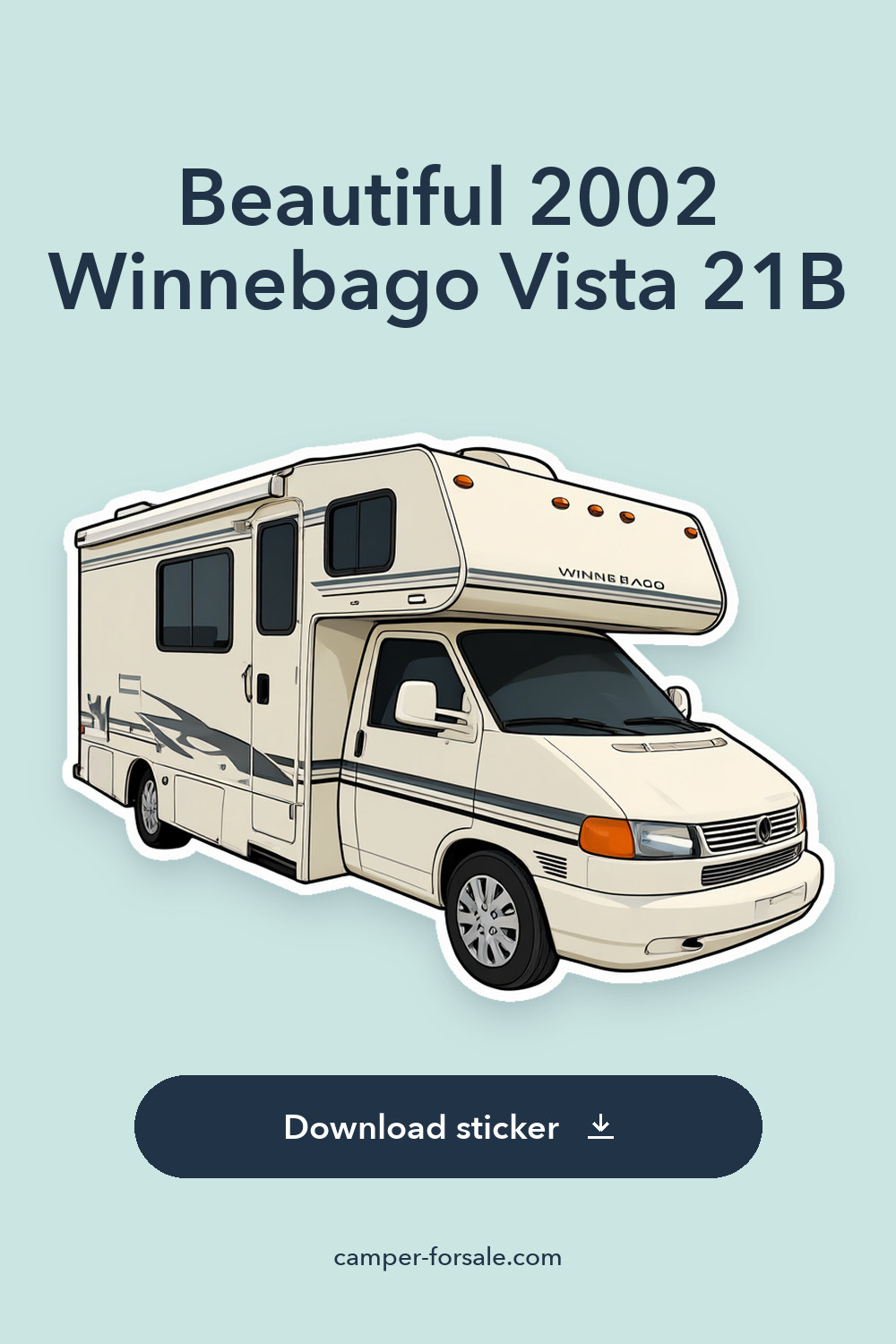 Beautiful 2002 Winnebago Vista 21B sticker preview